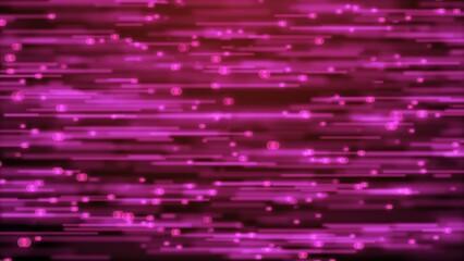 Poster - Many particles like worms or midge are in dark space, 3d render computer generated background