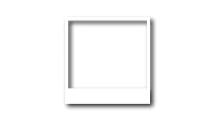 Poster - Simple photo frame are in space, 3d render computer generated background for web creative