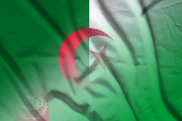 Algeria and Turkmenistan national flag transborder relations TKM DZA