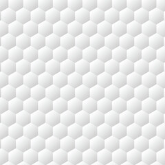 Poster - abstract geometric hexagon gradient pattern art.