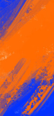 Wall Mural - Abstract Blue Orange paint Background. Vector illustration design