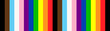 Rainbow colorful stripped long banner background design. LBGT people pride symbol.	
