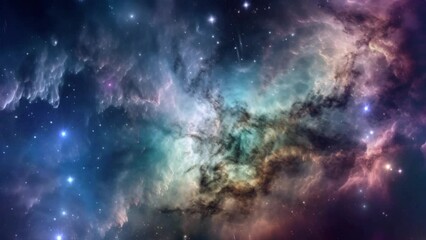 Wall Mural - Beautiful nebula in space - stars - galaxy - cosmos - Concept Art
