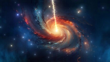Wall Mural - Beautiful galaxy in space - stars - galaxy - cosmos - Concept Art