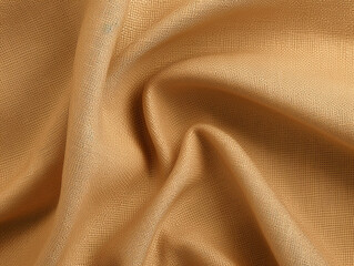 Gold Satin Silk Shiny Fabric Background Texture AI Generated