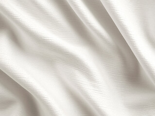 White Fabric Background Texture AI Generated