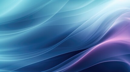 The creative blue smooth abstract wavy background. Generative AI AIG21.