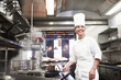 © STEEX/peopleimages.com - Chef, woman and smile with frying pan in kitchen, catering service and prepare food for fine dining in restaurant. Professional, cooking and female person saute, cook and thinking about hospitality.