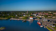 Seaside town Raahe at summertime.