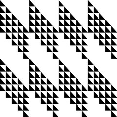Leinwandbilder - Modern abstract geometric contemporary vector seamless diagonal pattern with simple elements and shapes. Graphic black and white minimalist background.