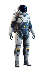 Wall Mural - Space suits isolated on transparent background.  Ai generated.