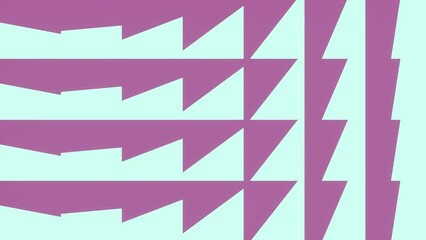 Aufkleber - Dynamic pattern of transforming geometric shapes. 3d rendering loop animation
