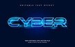 © galord - Cyber editable text effect template