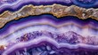 Generative AI, natural volcanic agate stones close-up light digital lavender and golden texture. Wallpaper background, quartz marble, decorative rock pattern.