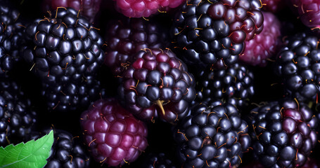 Wall Mural - Natural close up tasty fresh berries background