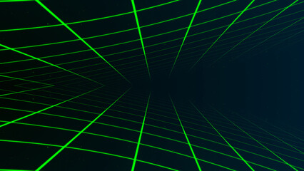 Poster - Abstract blue and purple background -digitally generated 3d illustration. 3D Retro Grid.
