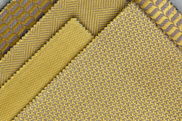 fabric samples in mustard colors textured fabric texture for your design.