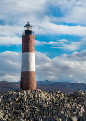 Wall Mural - Les eclaireurs lighthouse, ushuaia, argentina