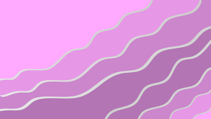 Wall Mural - Vector illustration pink wave pattern,Soft gradient pastel waves,Abtract pink shell style.