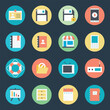 © Vectors Market - Bundle of Data Storage and Multimedia Flat Icons