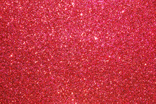 Pink Defocused Glitter Texture As Background
