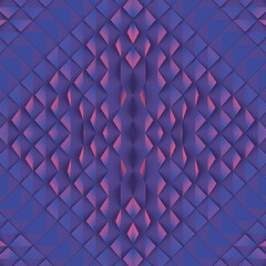 Aufkleber - Symmetrical geometric pattern of many triangular shapes. 3d rendering background. Digital illustration