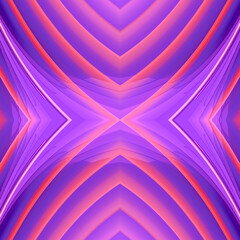 Aufkleber - Shiny glass symmetric pattern with a fashionable gradient. 3d rendering digital illustration