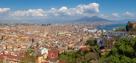 Wall Mural - The panorama of Naples 