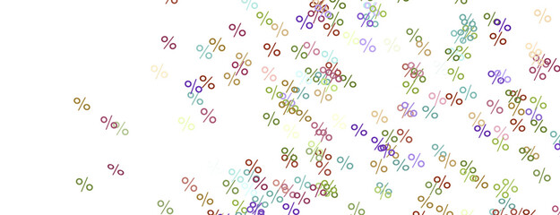 Poster - Blurred sale background. 3d - PNG transparent