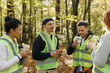 © Oleksii Syrotkin/Stocksy - Team beverage friend volunteering nature dialogue like-minded