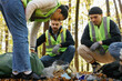 © Oleksii Syrotkin/Stocksy - Ecology garbage park scavenge team volunteer issue