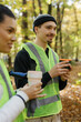 © Oleksii Syrotkin/Stocksy - Thermos activist voluntary forest company coffee break