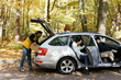 © Oleksii Syrotkin/Stocksy - Automobile carpool nature together transportation grove
