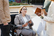 © Nuria Seguí/Stocksy - Diverse Business Team On A Business Meeting Outside
