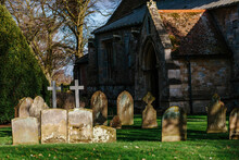 A Country Church And Churchyard