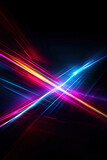 Fototapeta Przestrzenne - an abstract background with colored lights and colorful beams, Generative AI