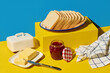 © Javier Díez/Stocksy - Ingredients for delicious toasts with jam