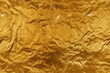 © top images - Seamless gold leaf background texture. Shiny golden yellow crumpled metallic foil pattern. AI generated, human enhanced