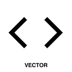 Poster - Bracket icon, vector illustration. vector bracket icon illustration isolated on white.eps
