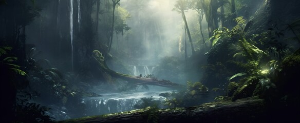 Rainforest forest, generative ai