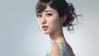 © buritora - 美容・エステ・髪の毛・美容室・まとめ髪の美しいアジア人女性（Generative AI）