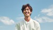 © buritora - 白いシャツを着た笑顔の男性（アジア人・中国人・日本人・韓国人・Generative AI）