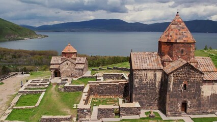 Poster - Aerial view of the Armenia landmarks in 4K