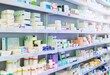 © Tamani Chithambo/peopleimages.com - Pharmacy, shelf and boxes for product, empty or pharmaceutical stock for wellness, health and interior. Shop, store and retail healthcare with storage, choice or sale for wellness, discount and drugs