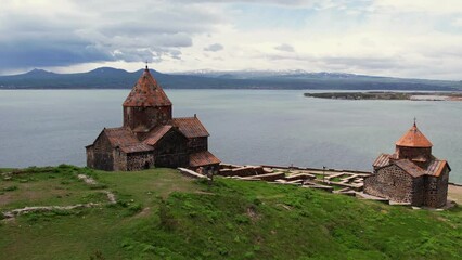 Poster - Aerial view of the Armenia landmarks in 4K