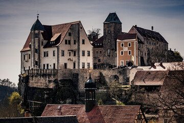 Wall Mural - Hohenstein Castle in Saxon Switzerland