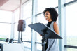 © Arnell Koegelenberg/peopleimages.com - Meeting, presentation and female presenter in the office boardroom for a business conference. Corporate speech, speaker and woman manager talking at a tradeshow, seminar or workshop in the workplace.