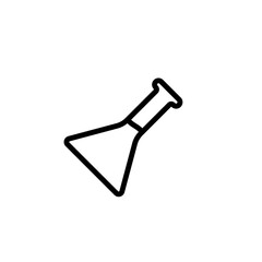 erlenmeyer sign symbol vector