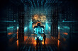 © twindesigner - Cyber Security. Critical importance of cyber security in the digital age. Ai generated
