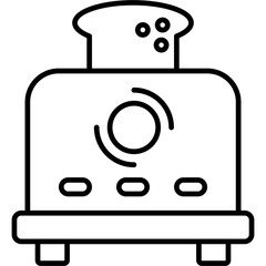 Wall Mural - Toaster Icon